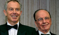 Tony Blair and Rupert Murdoch