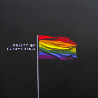 Guilty of Everything album cover, by Nothing, 2015 limited edition for LGBT+ charities