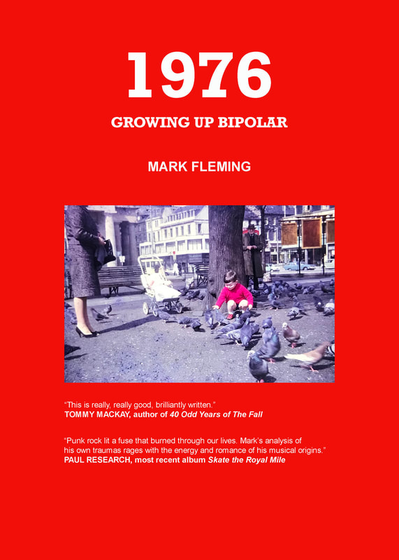Front cover of 1976 - Growing Up Bipolar by mental health writer, Mark Fleming
