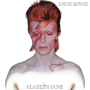 Album cover of David Bowie’s Aladdin Sane 