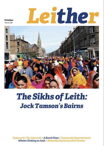 Front cover of The Leither 126, featuring an article by Mark Fleming