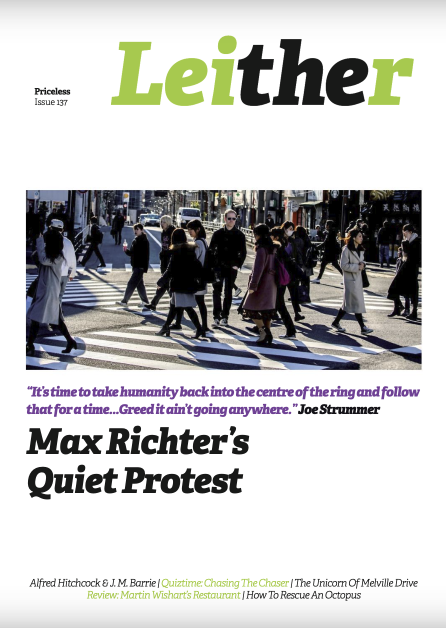 Front cover of Issue 137 of The Leither Magazine, featuring an article by Mark Fleming